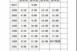 赤峰客車時間表