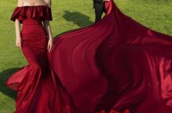 赤峰紅色拖尾婚紗店電話號碼