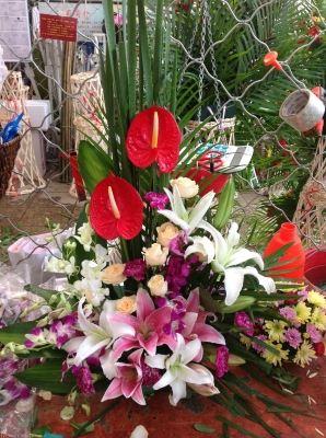 赤峰鮮花花籃廠家電話號碼-第1張圖片